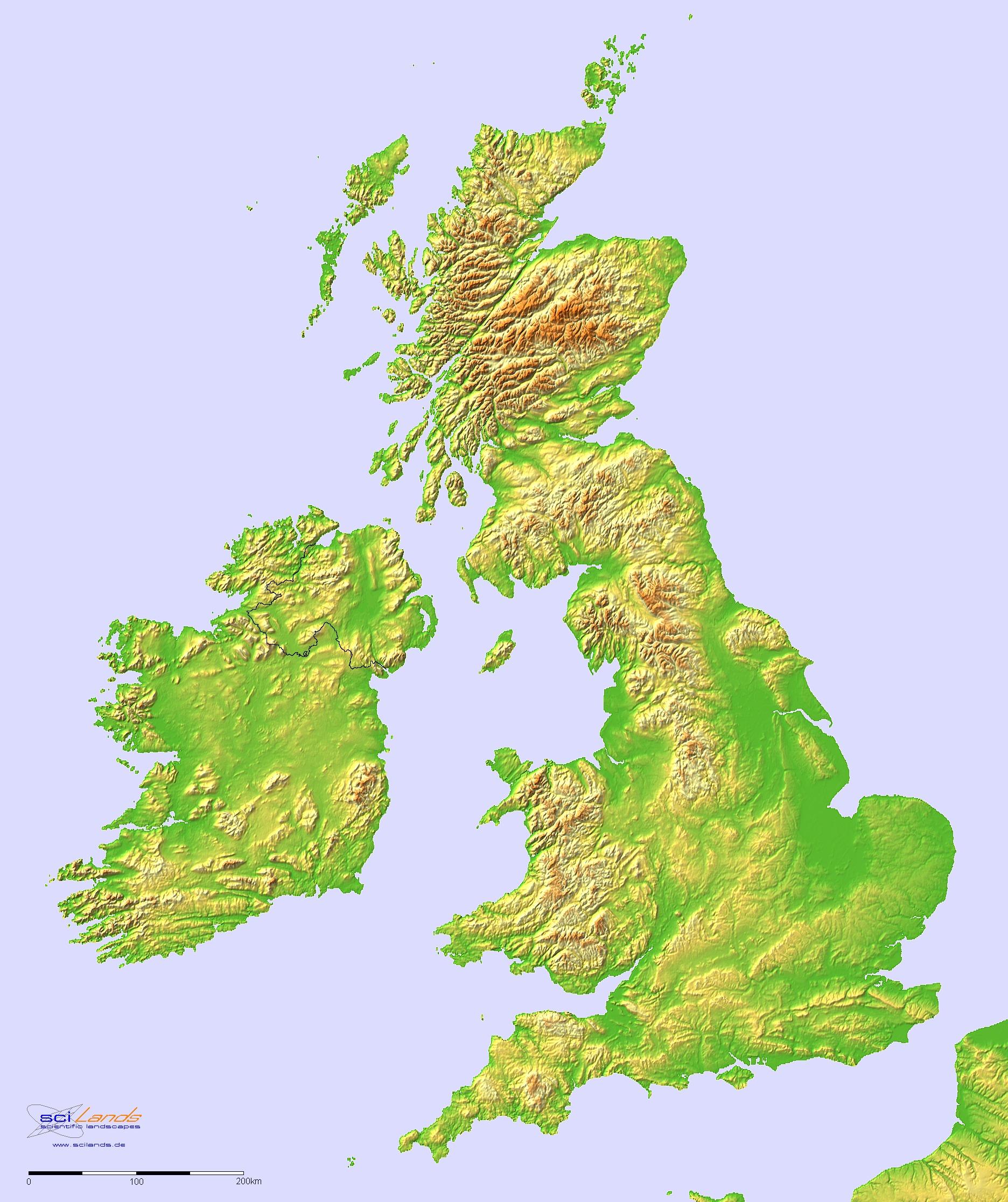 Hohe Karte Uk Karte Von Uk Hohe Northern Europe Europa