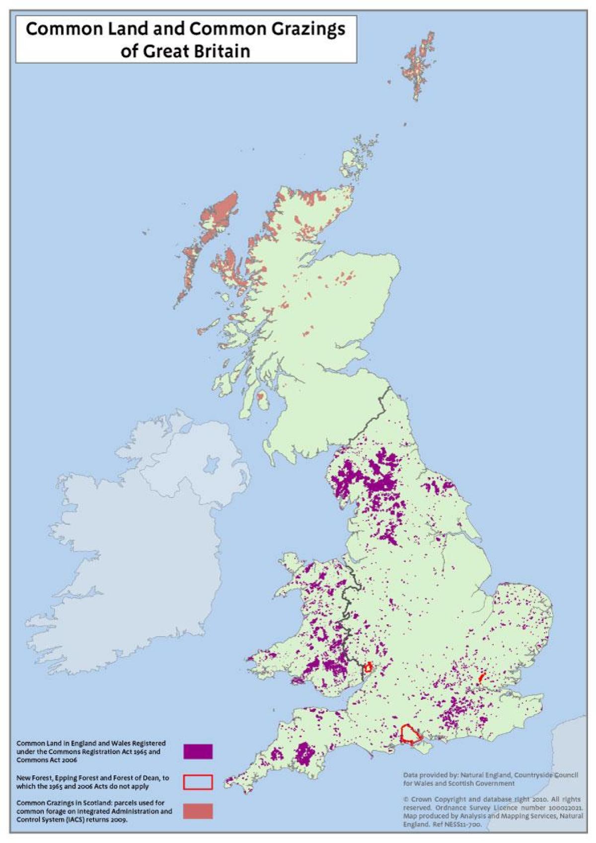 national trust karte National trust in Großbritannien map   Karte des britischen 