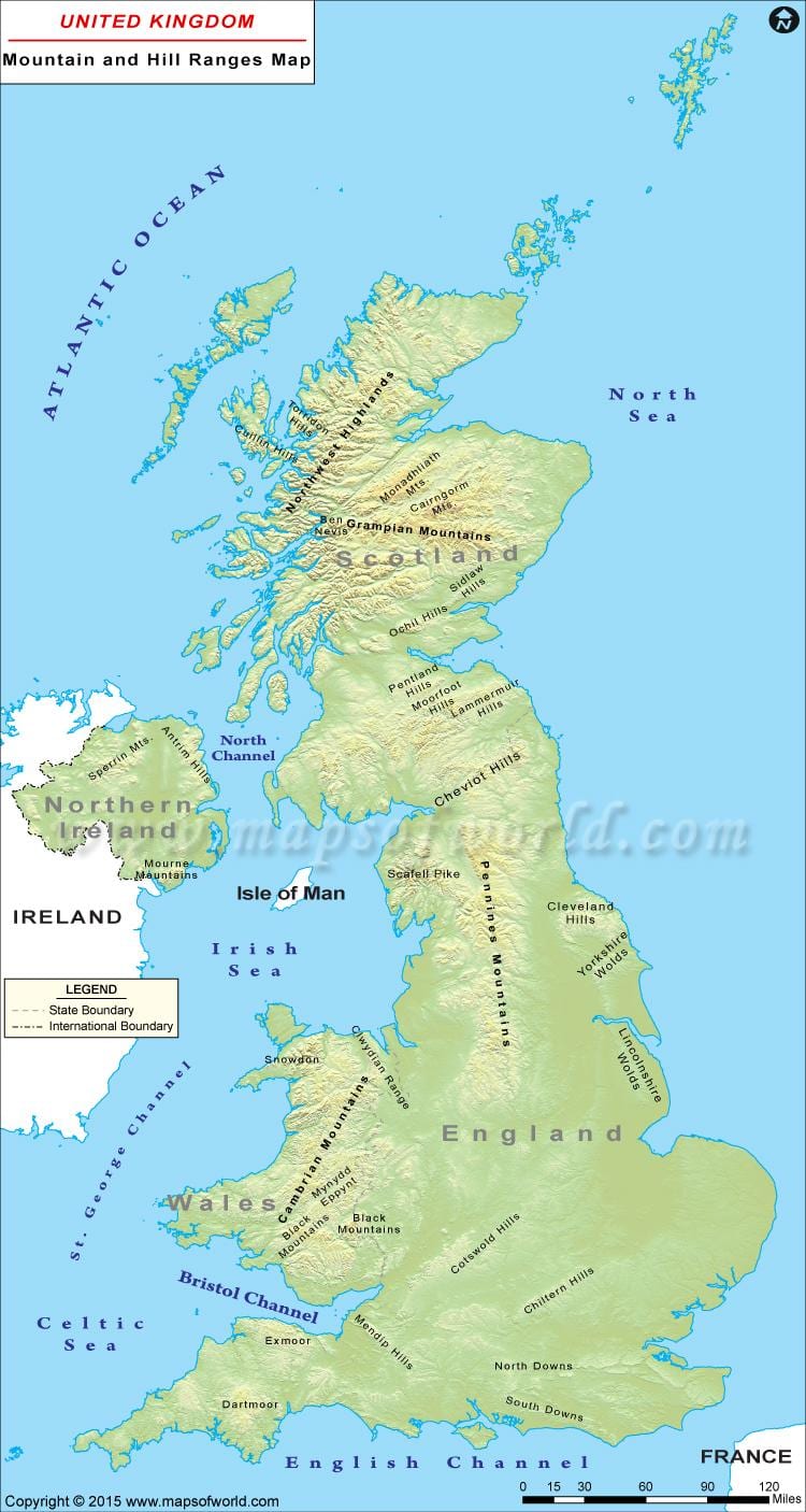 UK Gebirge anzeigen