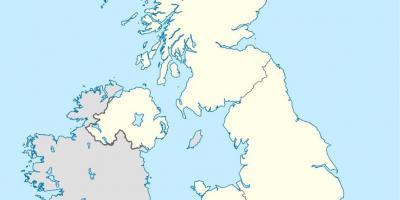 Karte von UK Grenzen